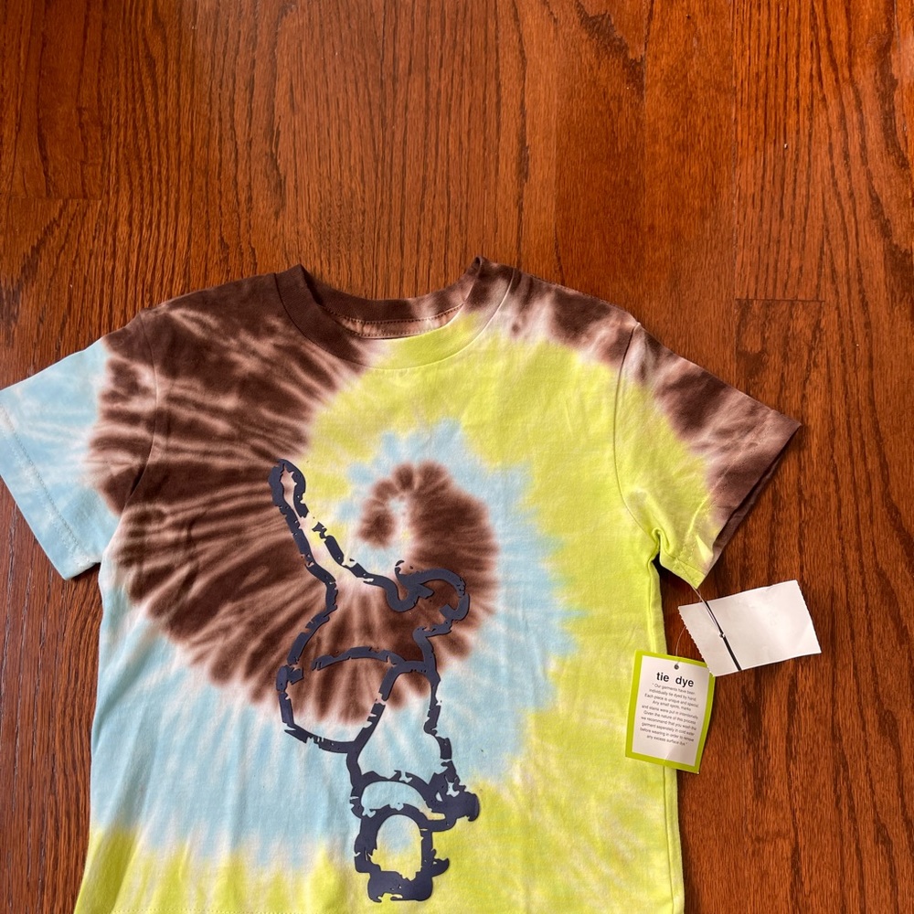 Flapdoodles tie dyed top2T